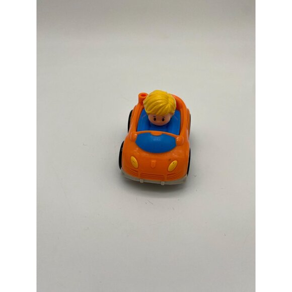 Fisher-Price Little People Wheelies Orange and Blue Car: Preschool Pretend Play - Picture 5 of 6